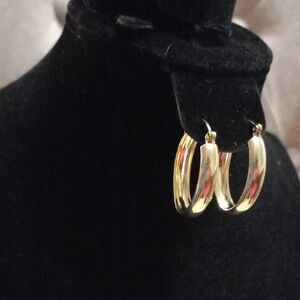 Elegant Gold Hoop Earrings